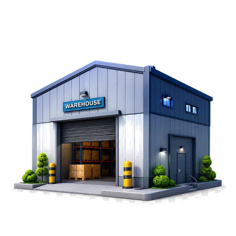 Warehouse illustration